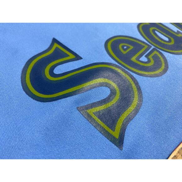 Vintage Seattle Mariners Baseball Jersey Mens Small MLB 70's-80's Single Stitch - Picture 8 of 10